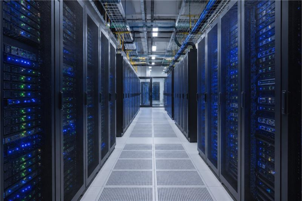 Business IT equipment room prepared with backup power and recovery planning before hurricane season