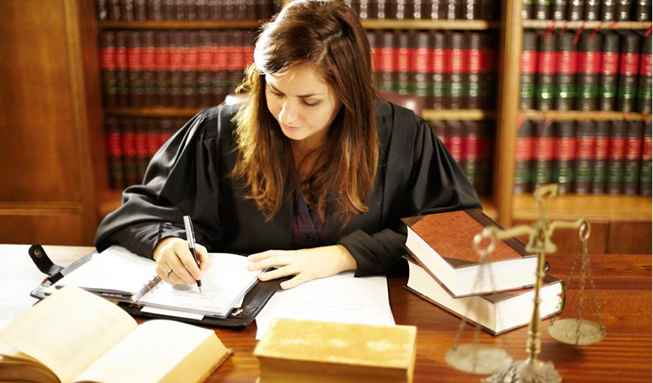 Law firm team using secure IT support to manage client files and legal systems