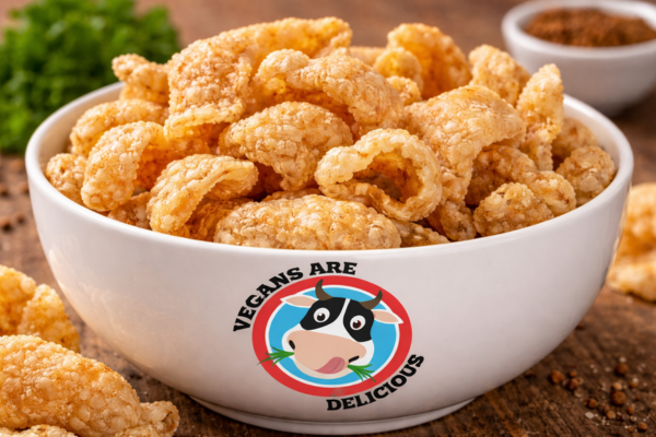 bowl full of delicious and healthy pork rinds