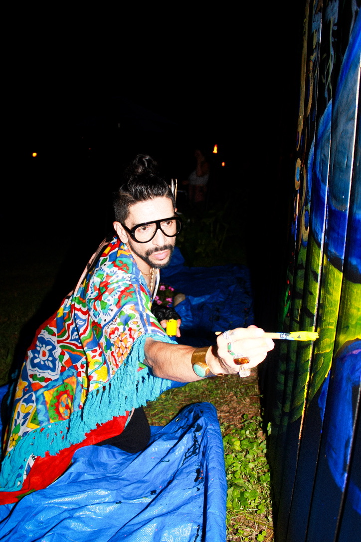 Mural making party