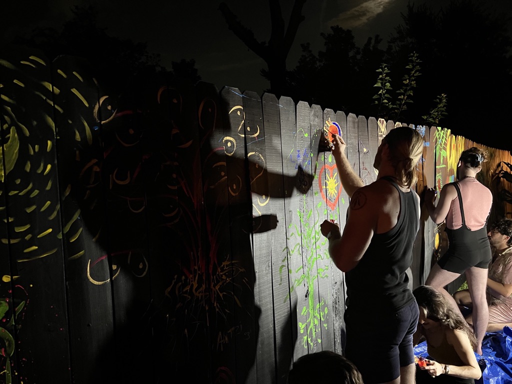 Group mural