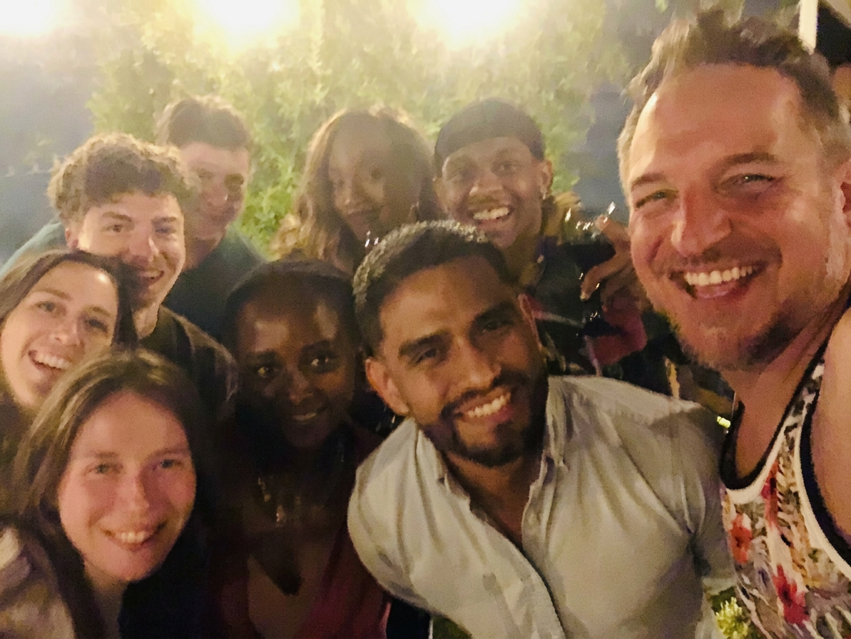 Community gathering at the Connection Cottage