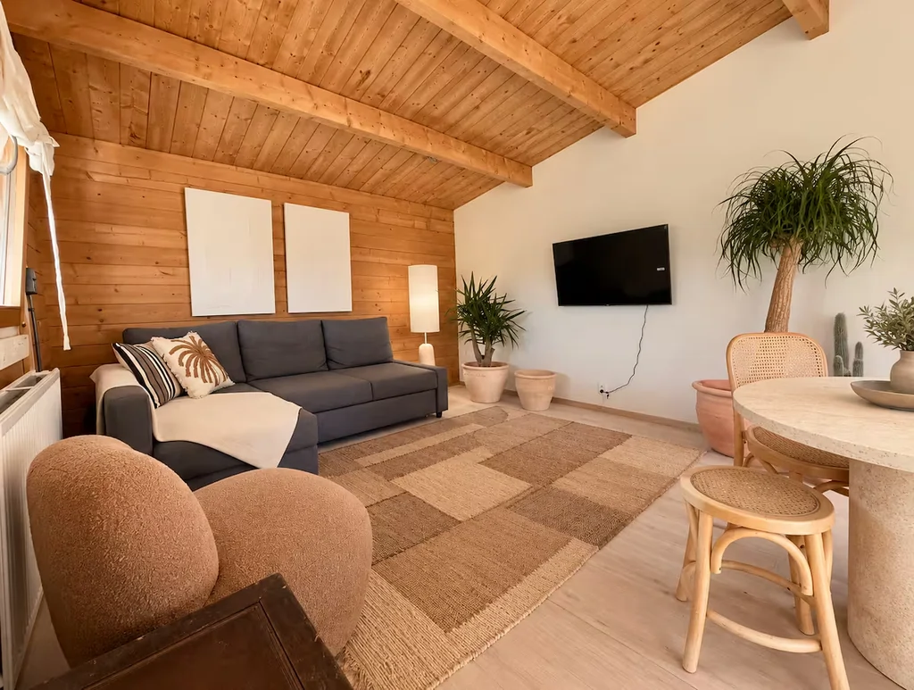 Boho Ibiza Chalet – Woonkamer