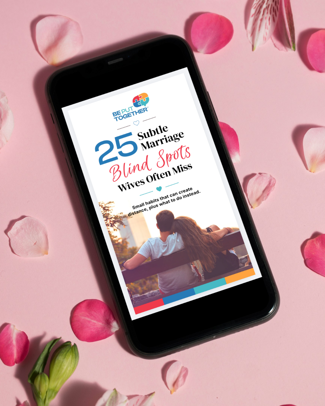 25 Subtle Marriage Blind Spots Wives Often Miss, shown on a phone