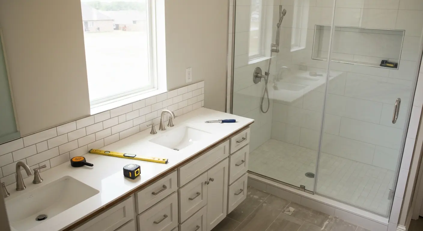 Bathroom remodeling project