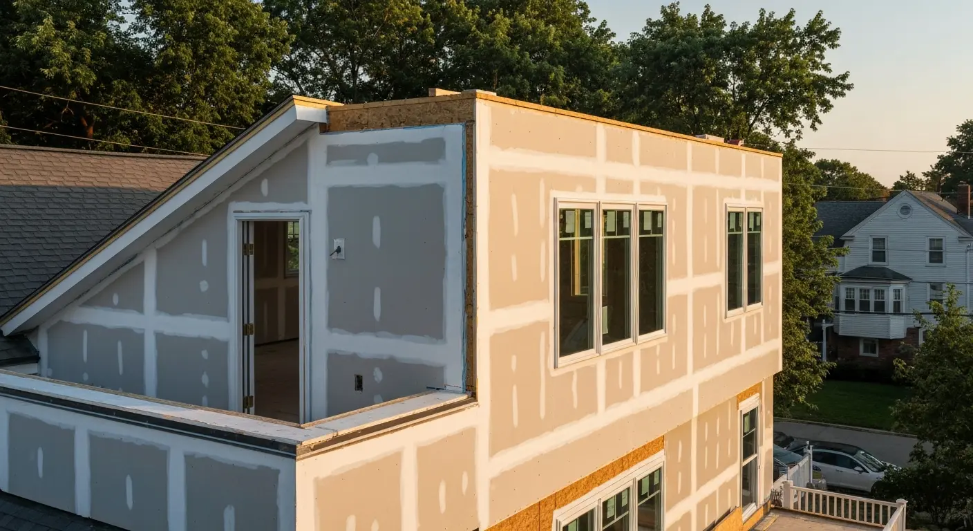 Room addition construction