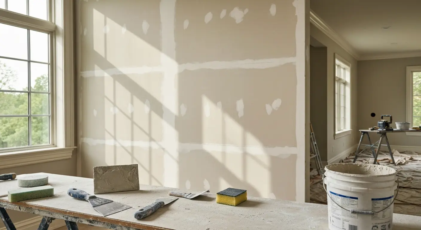 Drywall finishing project