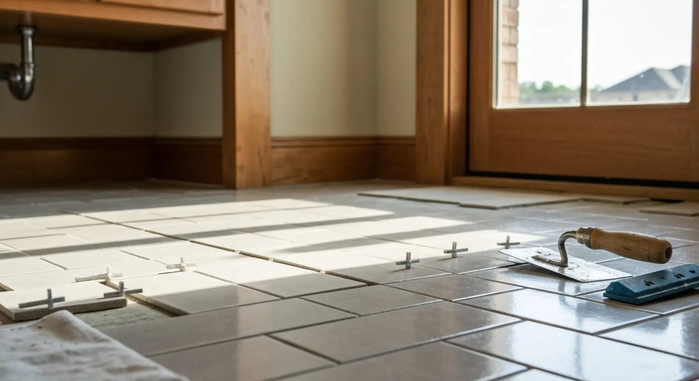 Tile and stone flooring installation