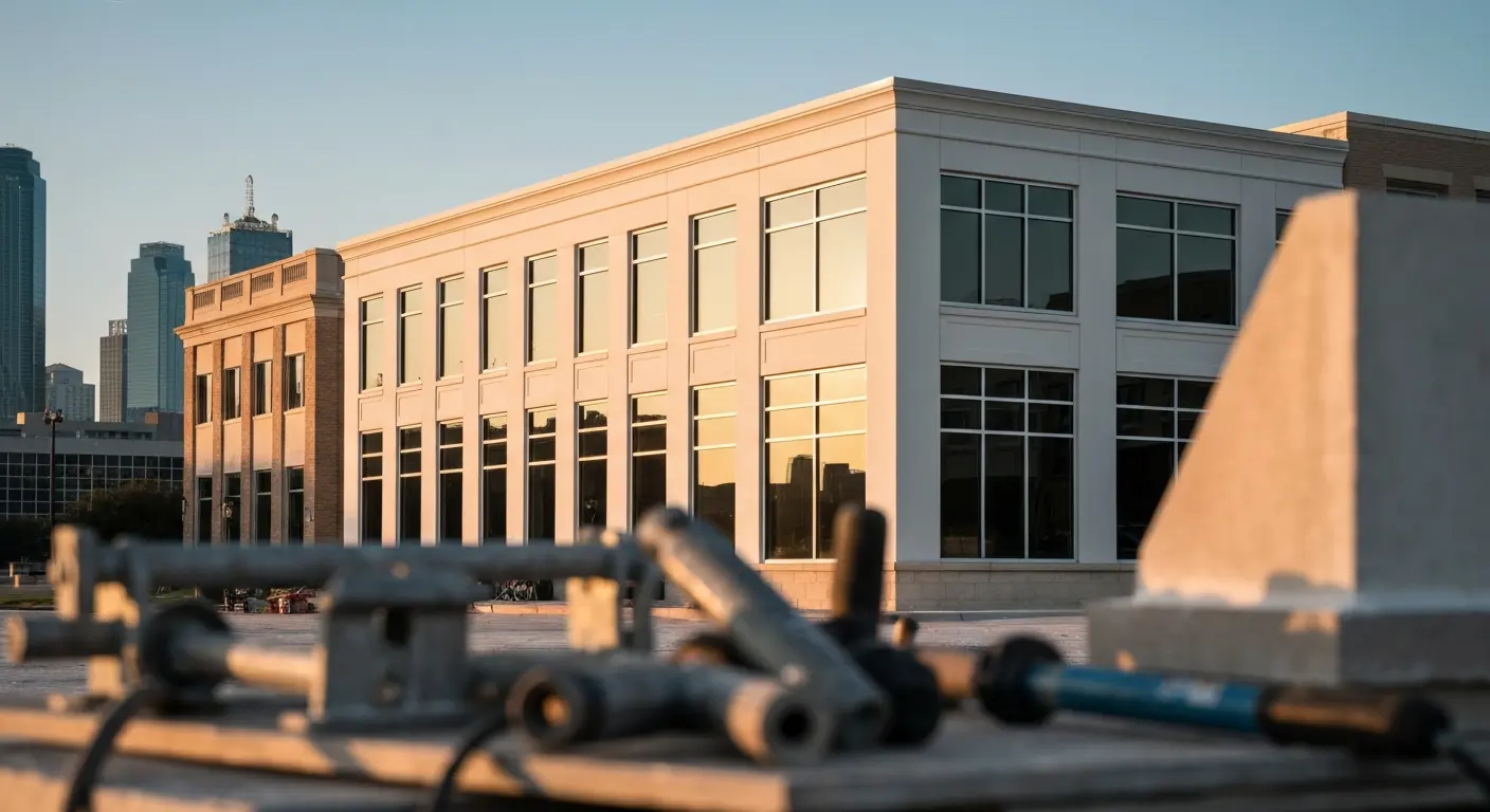 Commercial building exterior