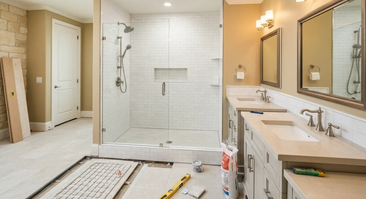 Bathroom renovation project