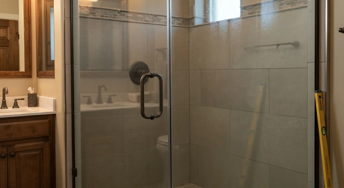 Bathroom tile shower