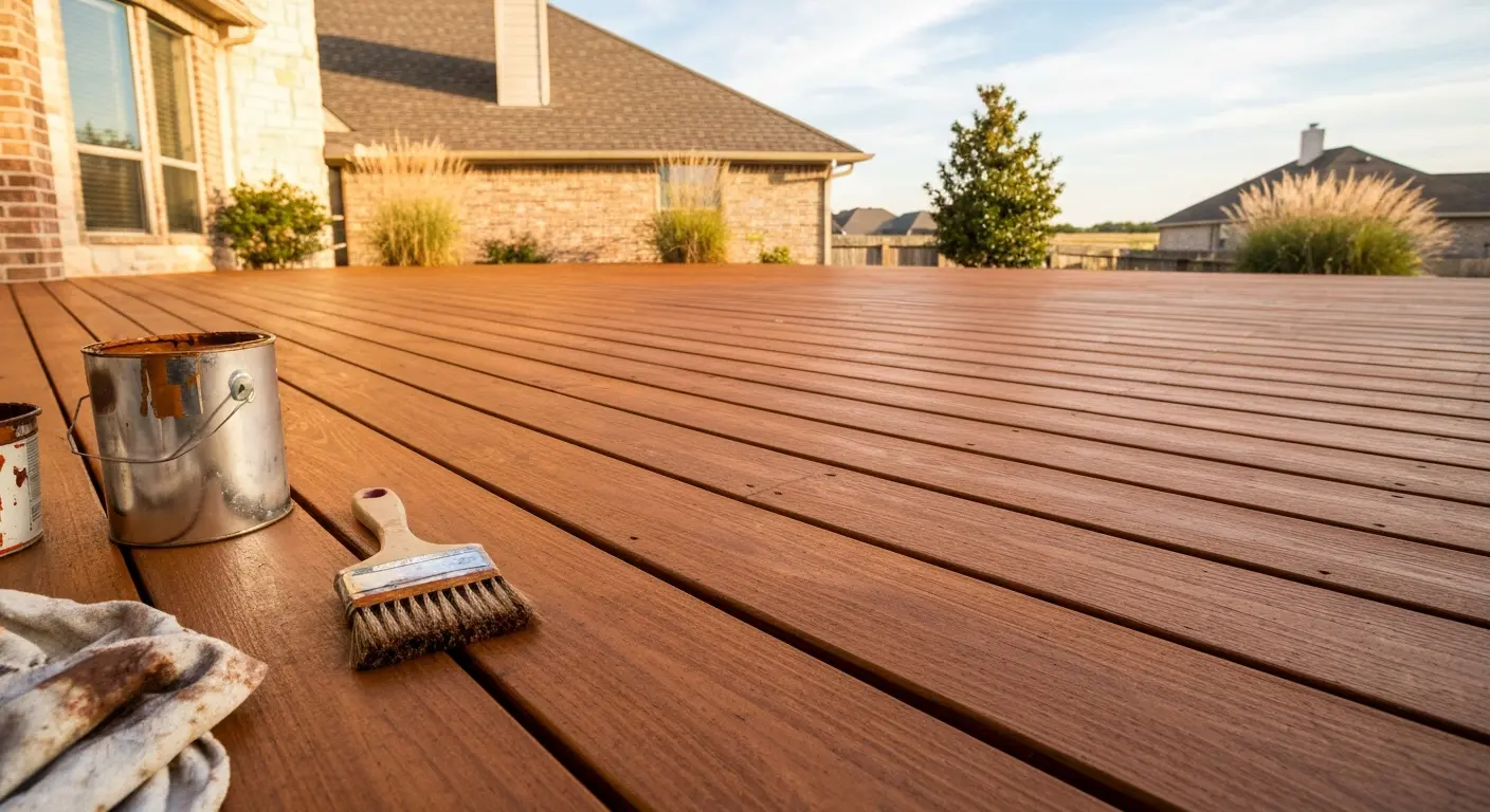 Deck staining project