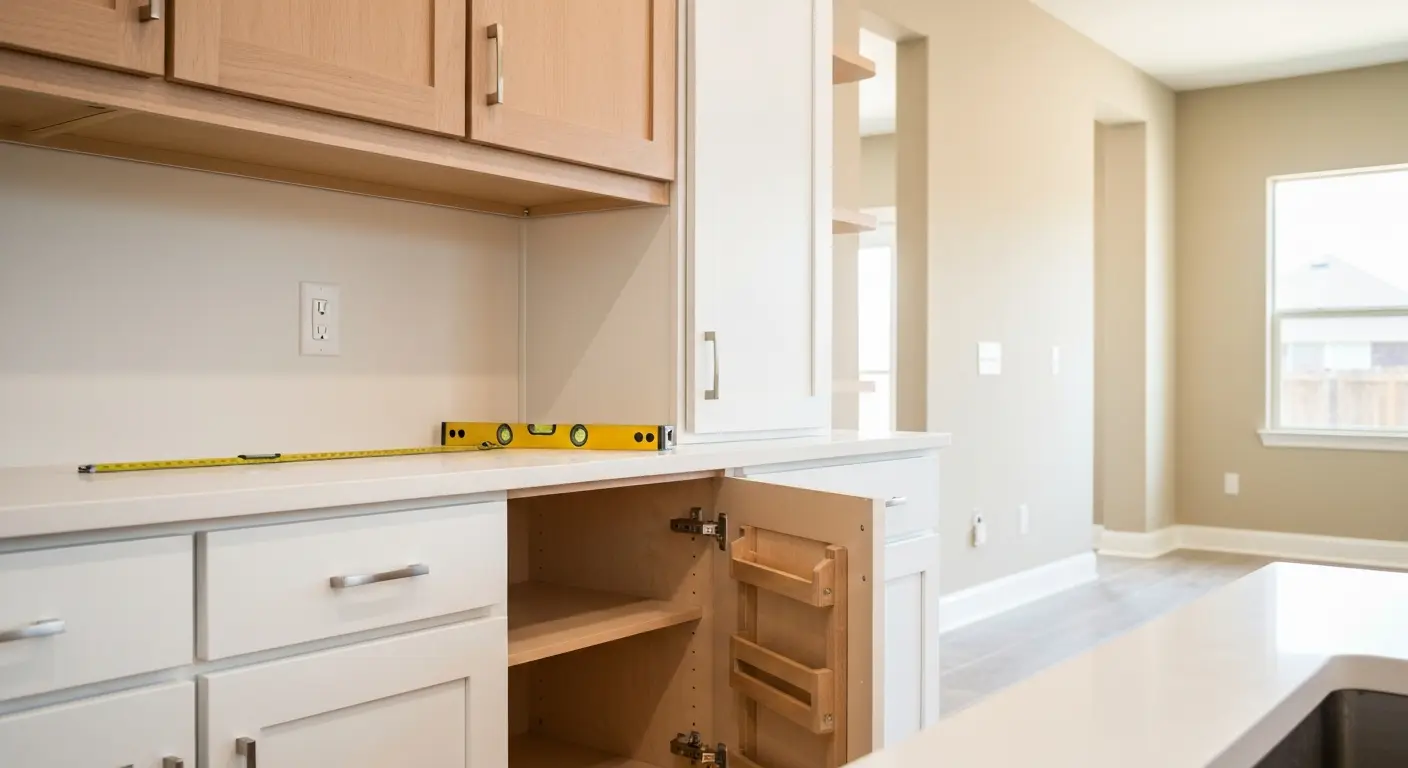 Kitchen cabinet installation