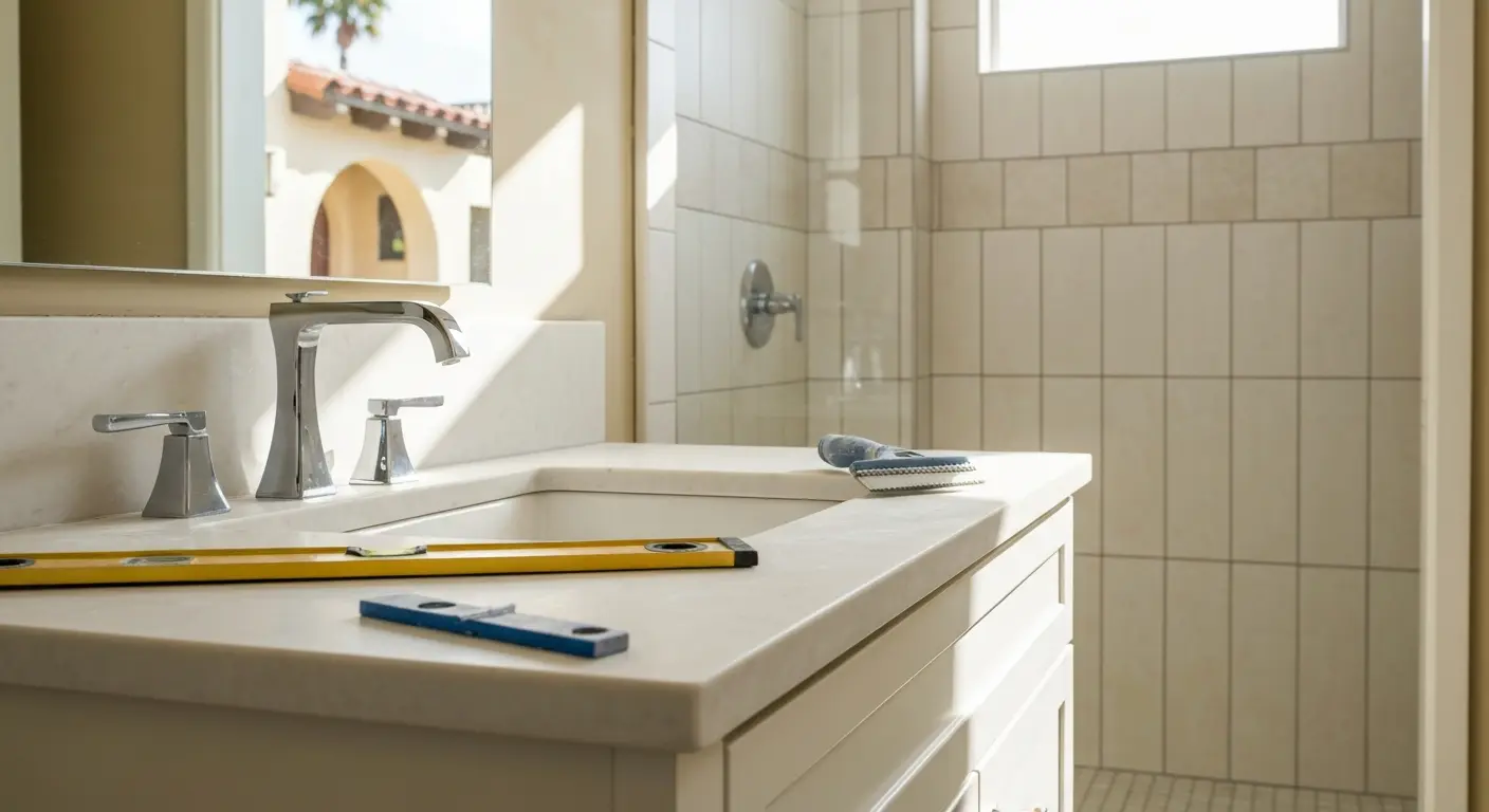 Bathroom renovation project