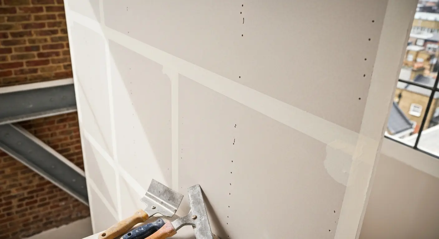 Drywall finishing work