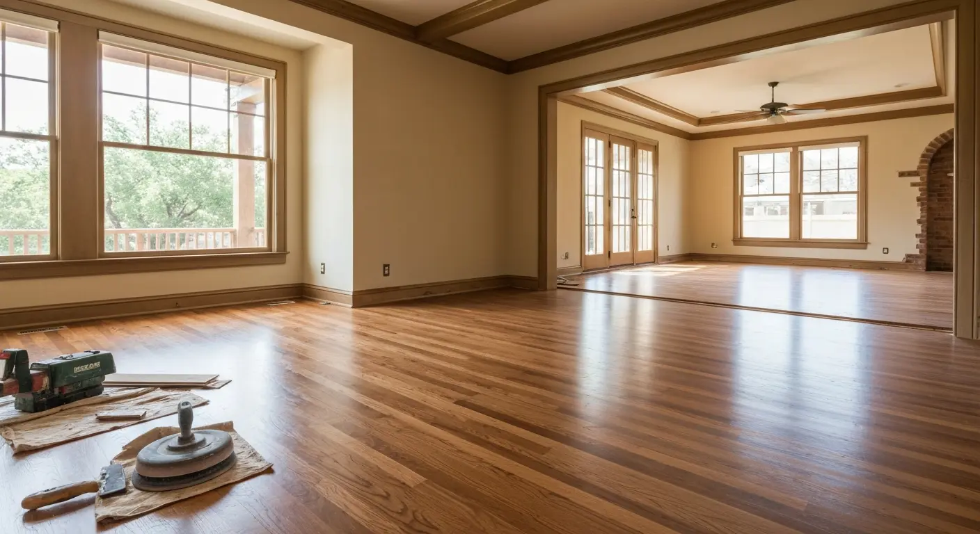 Flooring contractor work in Oak Cliff homes