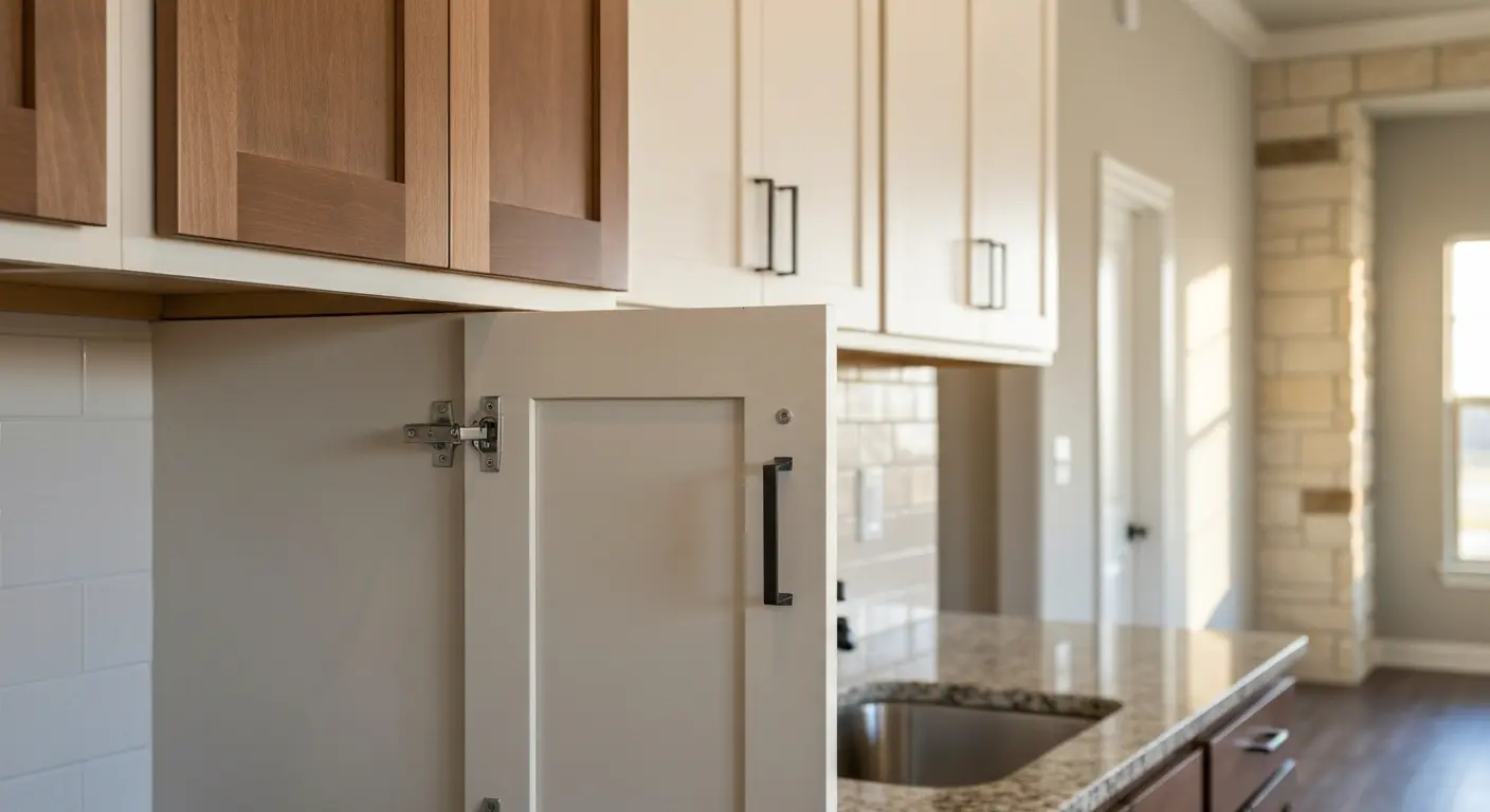 Cabinet refacing and hardware