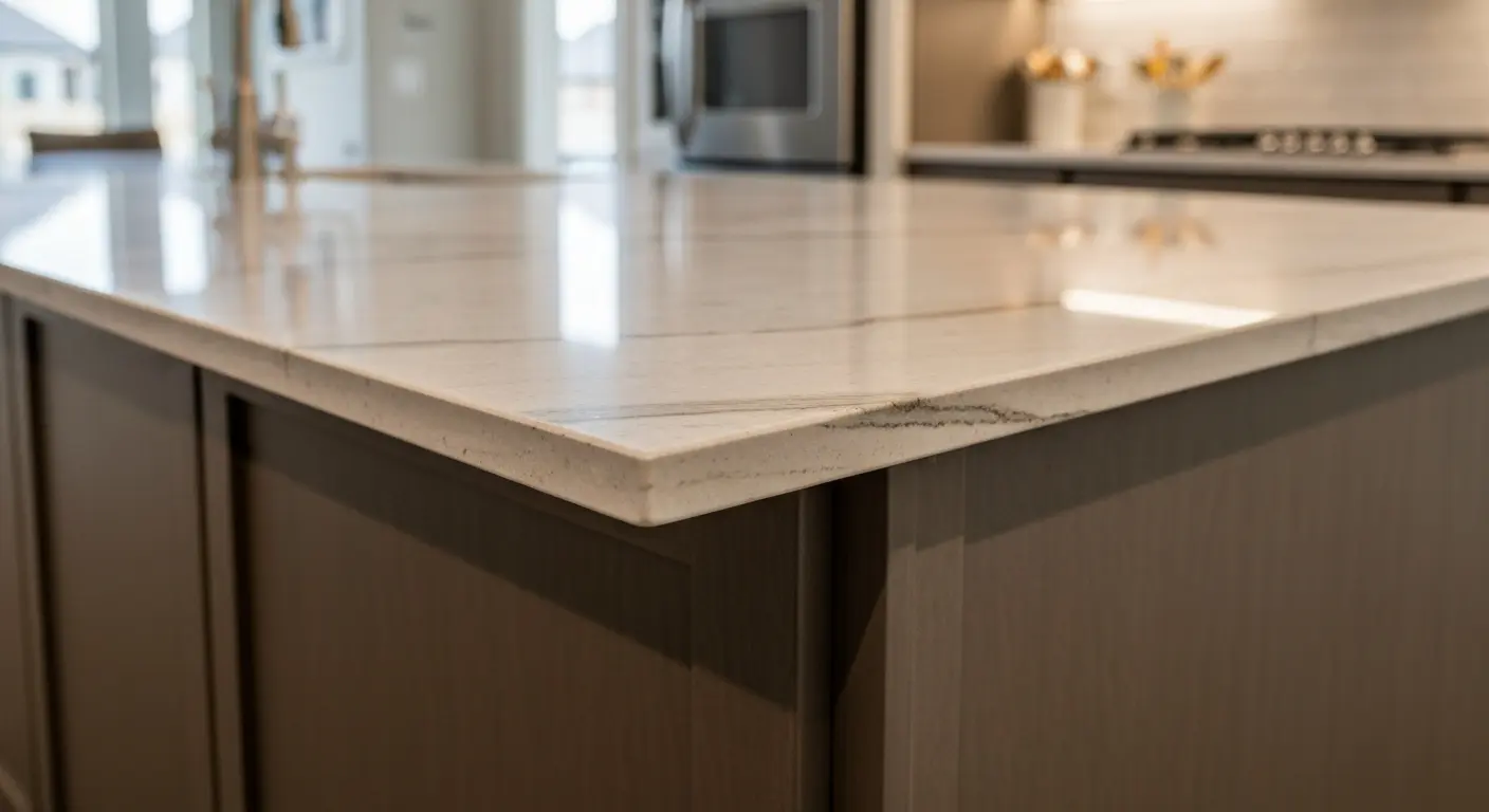 Custom countertop edge details