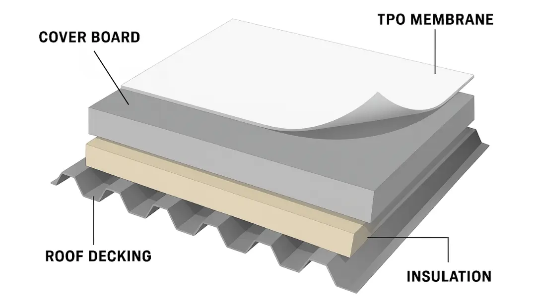 TPO ROOFING EXAMPLE IN OLYMPIA TPO ROOFING EXAMPLE IN OLYMPIA