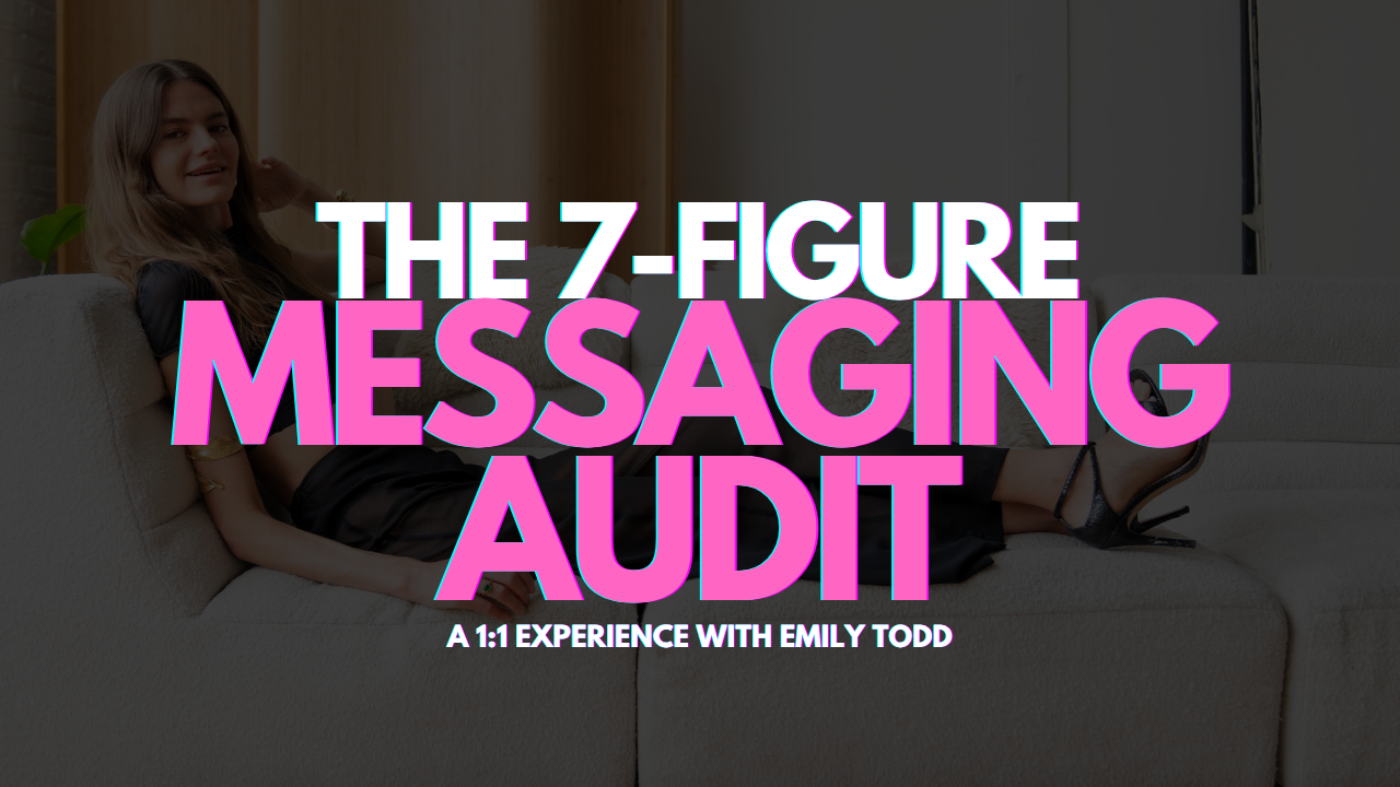 The 7-Figure Messaging Audit