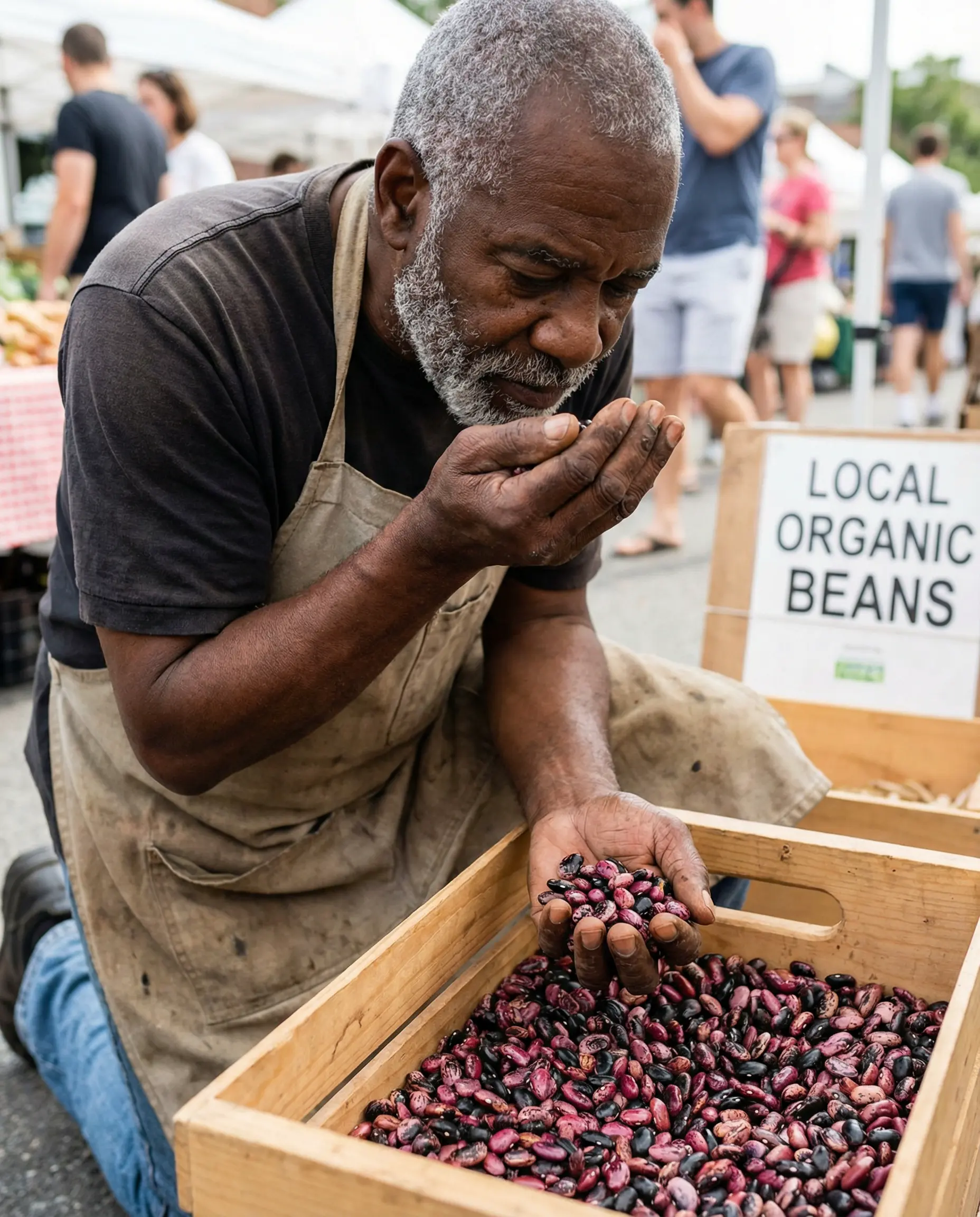 ounder Wali Muhammad of Dubb's Organic Coffee Blends sourcing organic beans