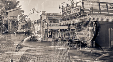 Black and White variant of the featured Double Exposure shot