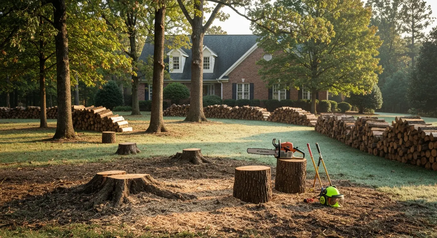 Tree removal project