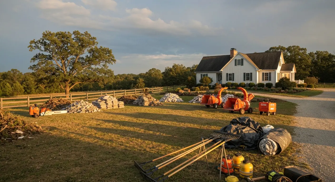 Storm cleanup service