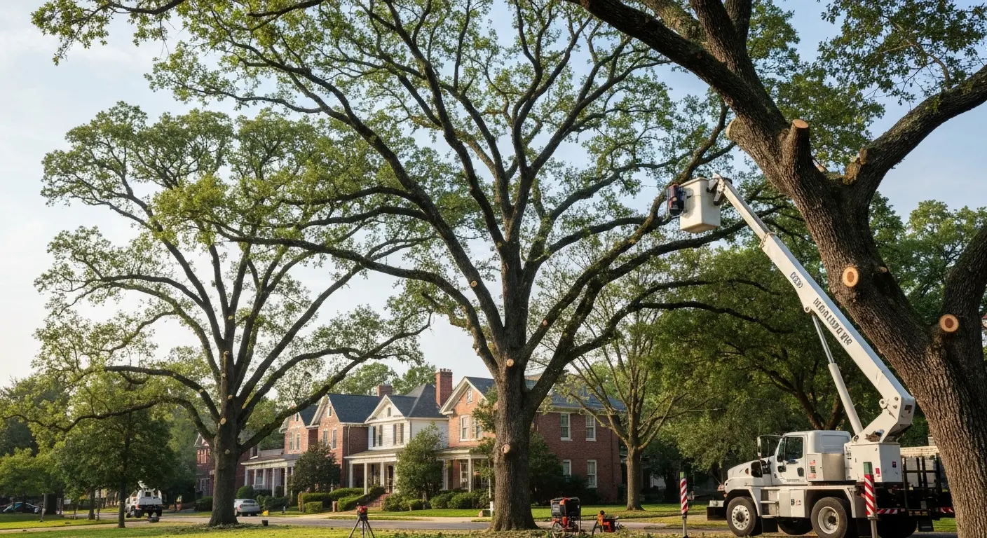 Tree trimming and crown work