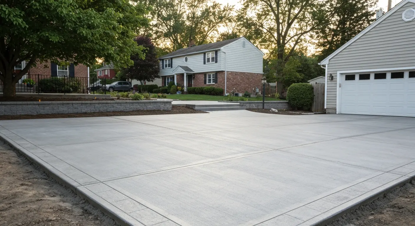 Driveway and outdoor space