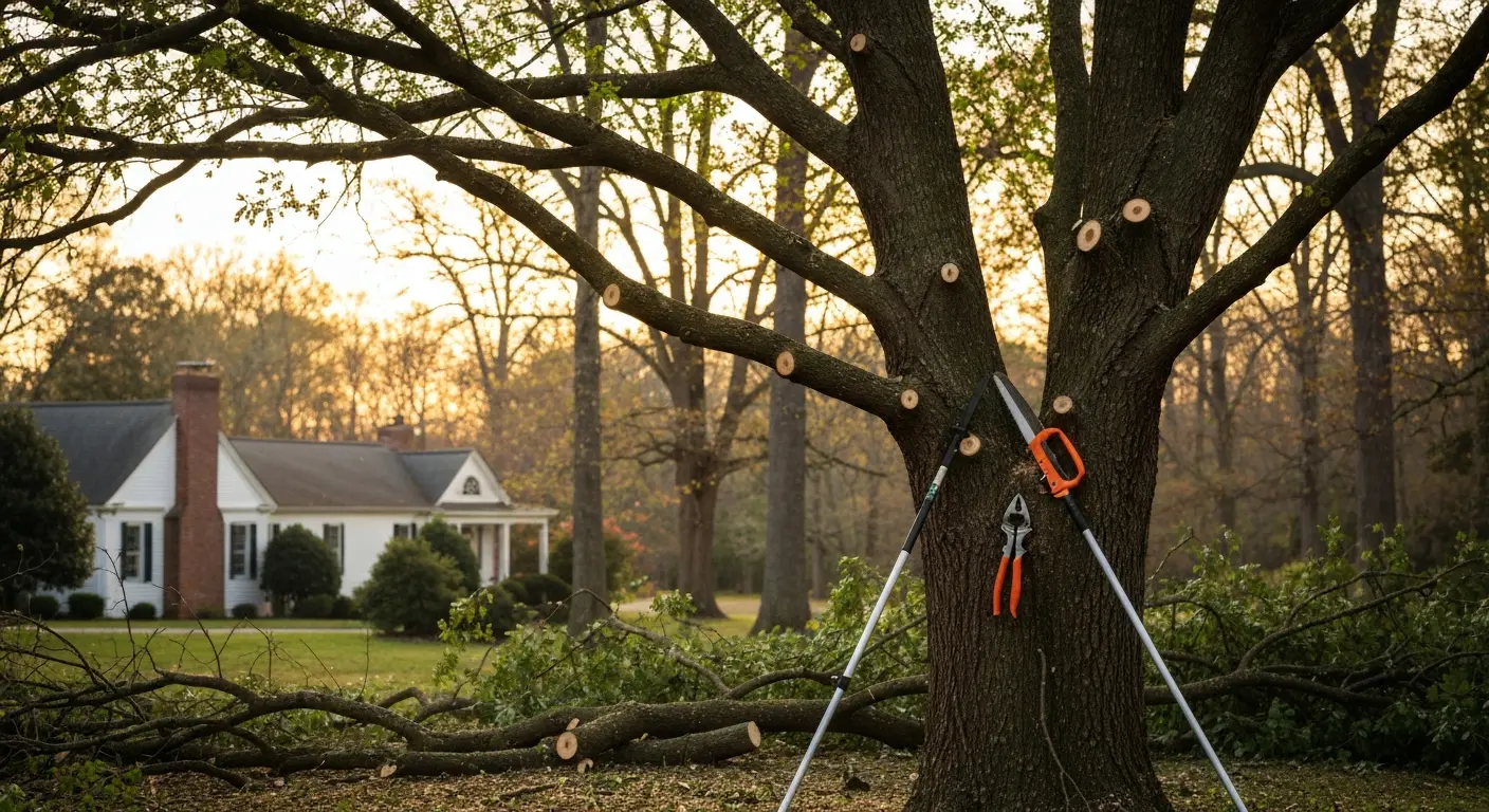 Tree trimming project