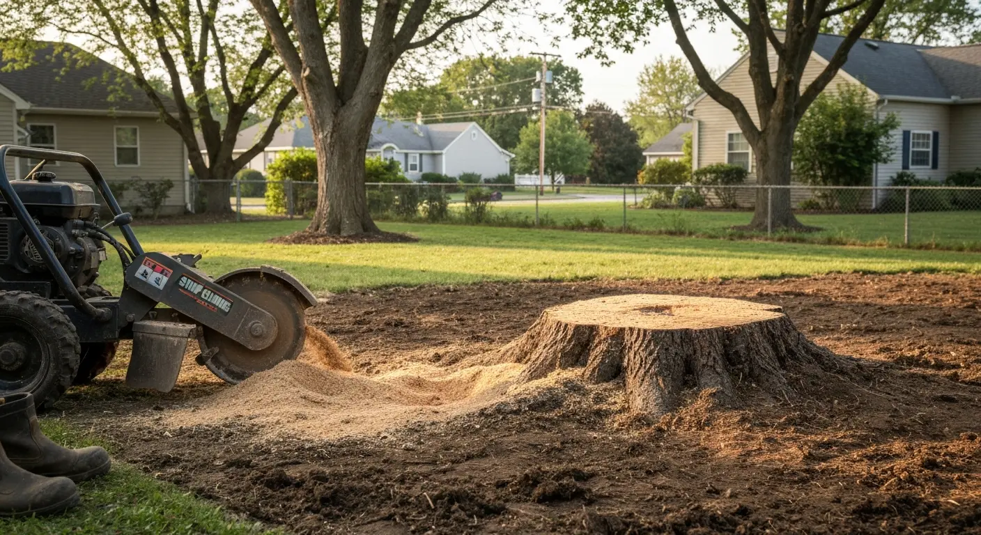 Stump grinding