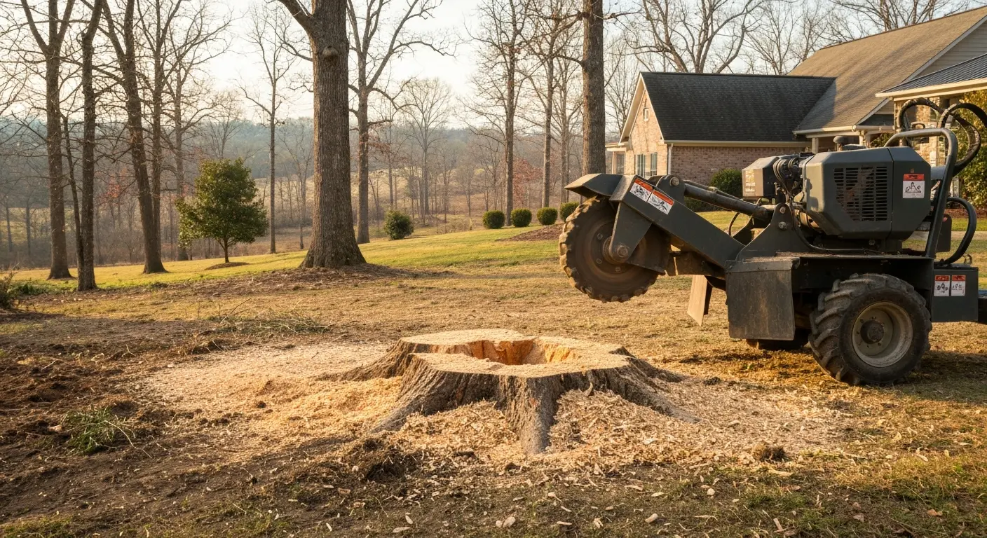 Stump grinding