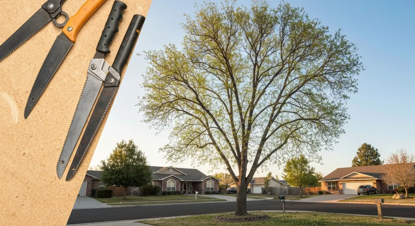Tree trimming and pruning