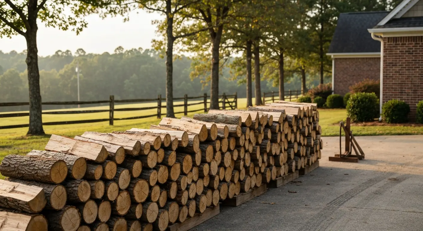 Seasoned firewood delivery