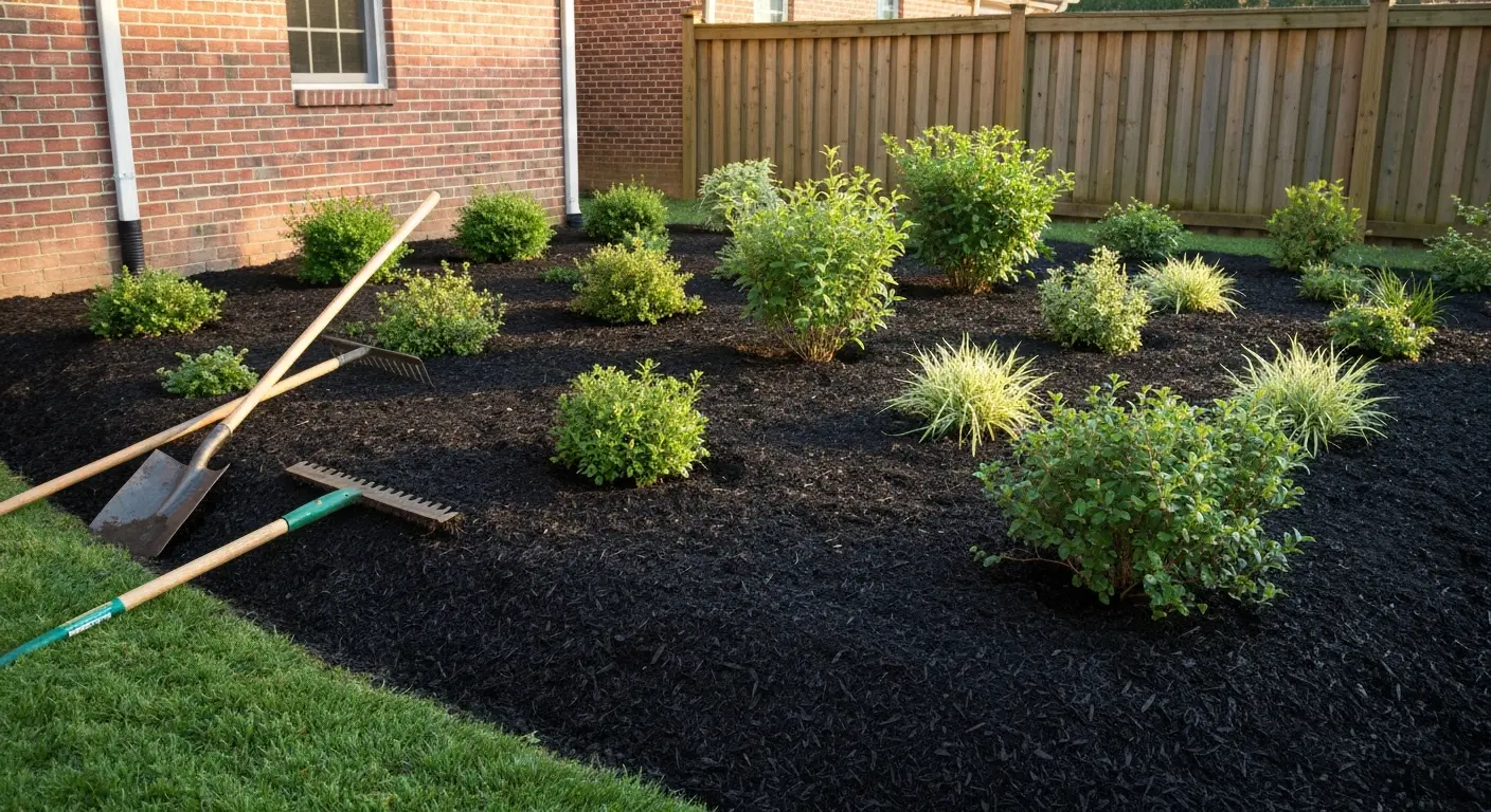 Planting beds installation
