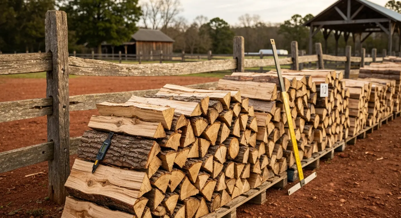 Seasoned firewood delivery