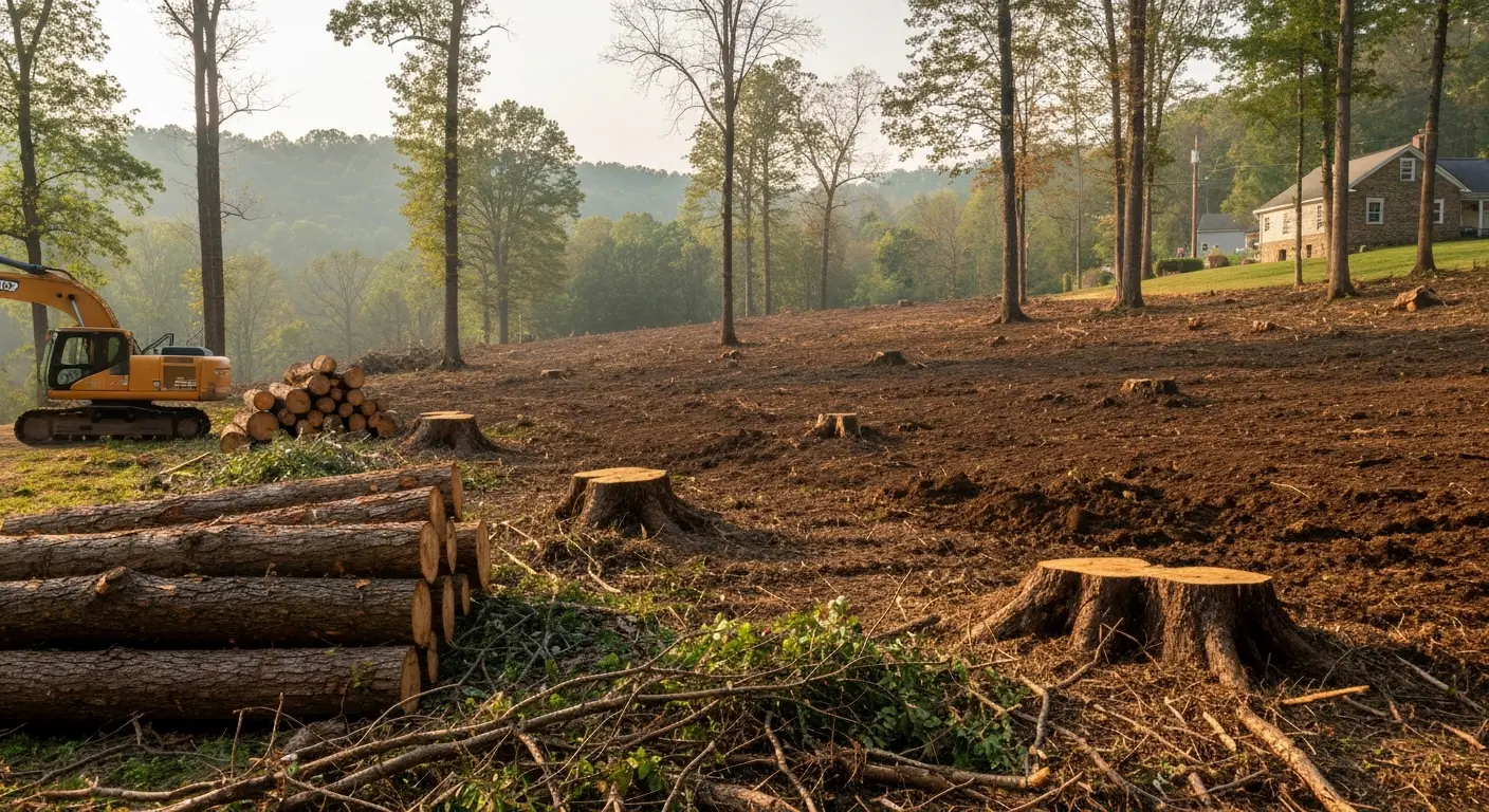 Lot clearing and land management