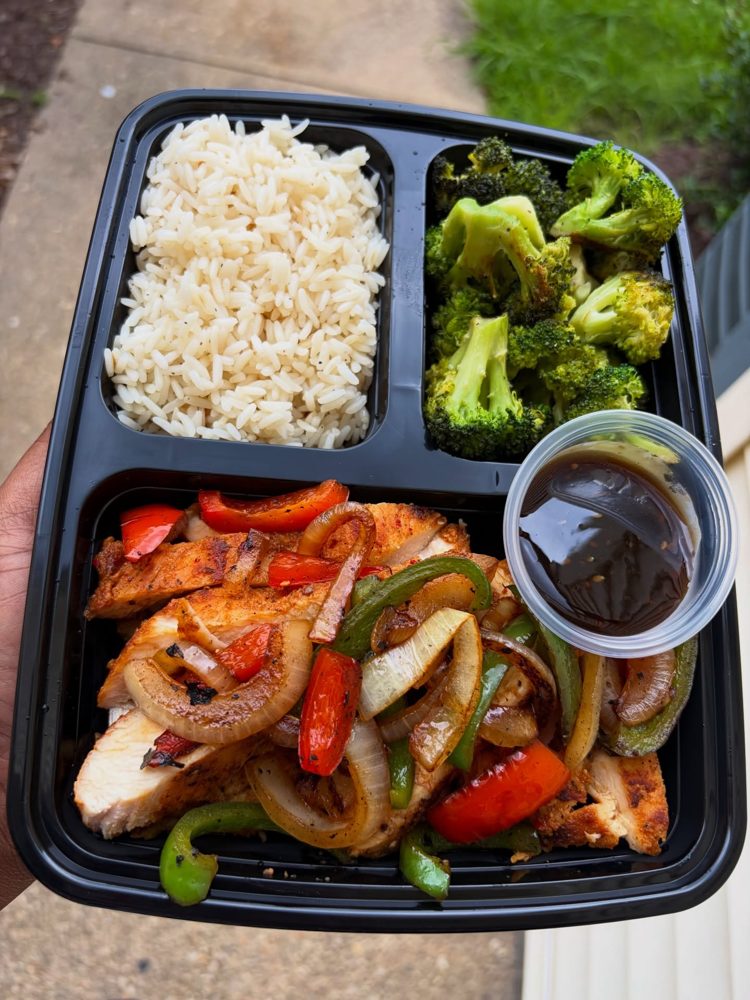 Meal-prep platter by Chrissy