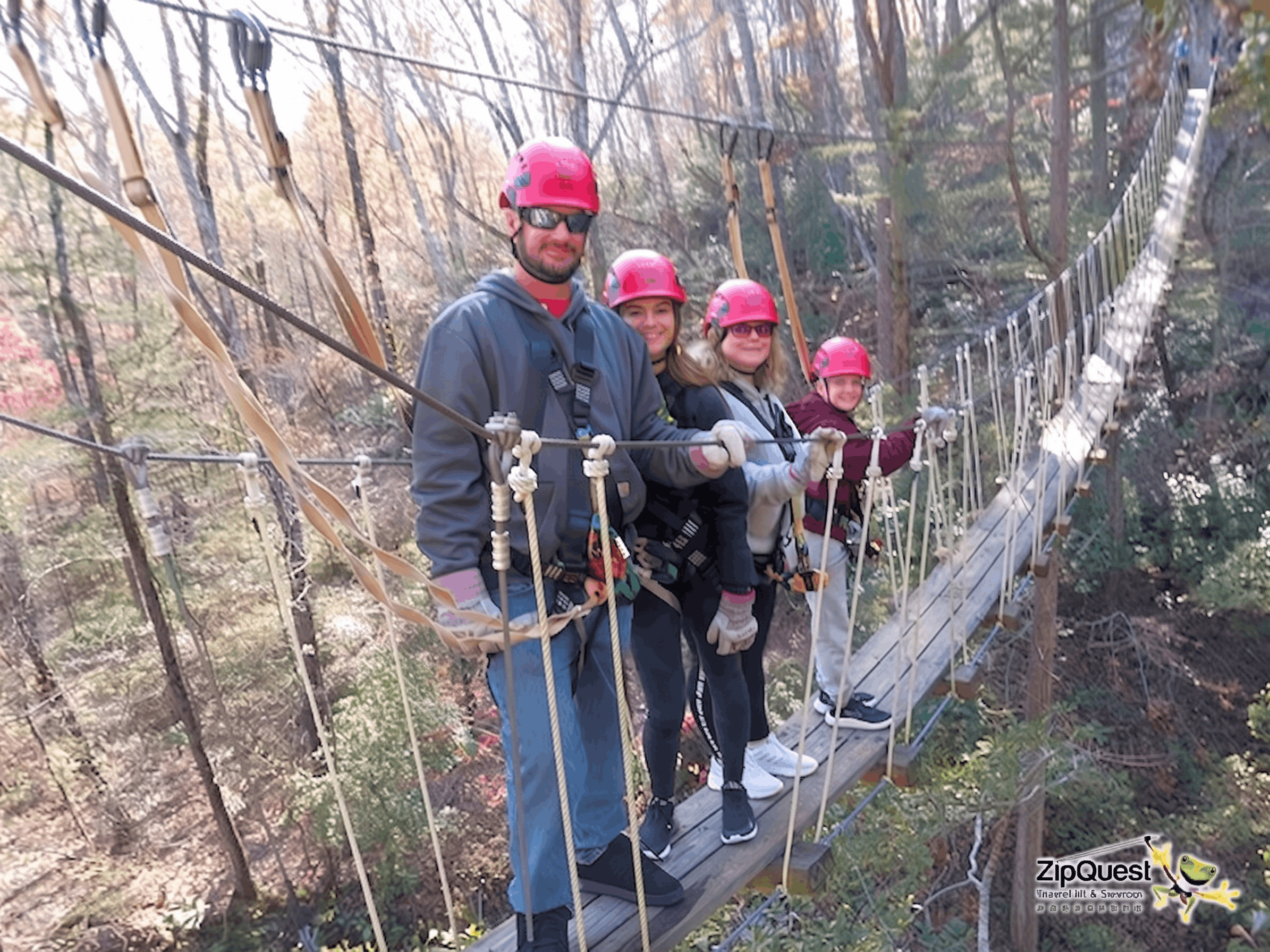 Brad Anson with his family in Northern Virginia