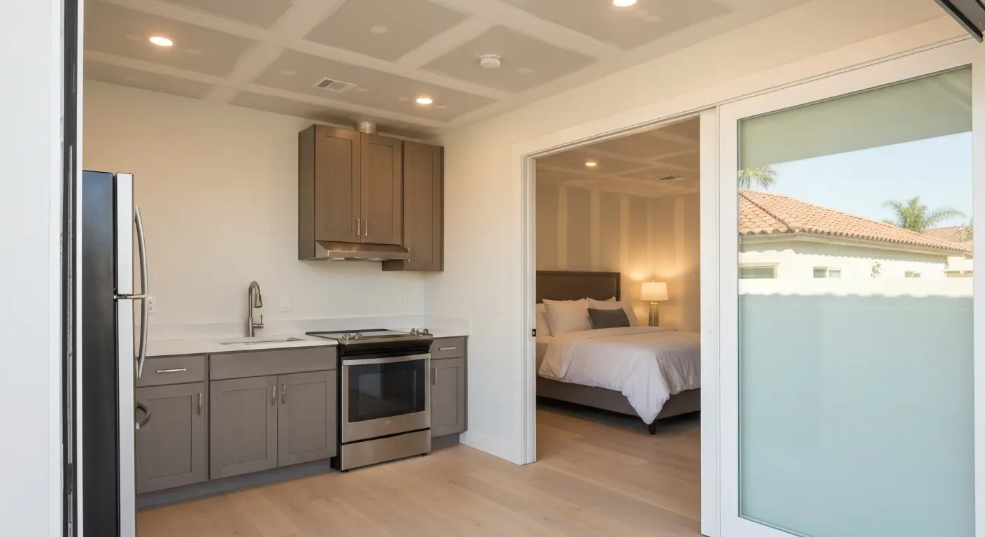 Garage conversion to ADU in San Diego