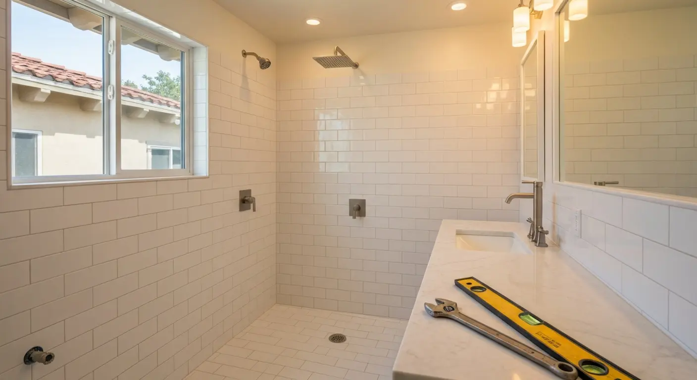 Bathroom renovation project in Linda Vista