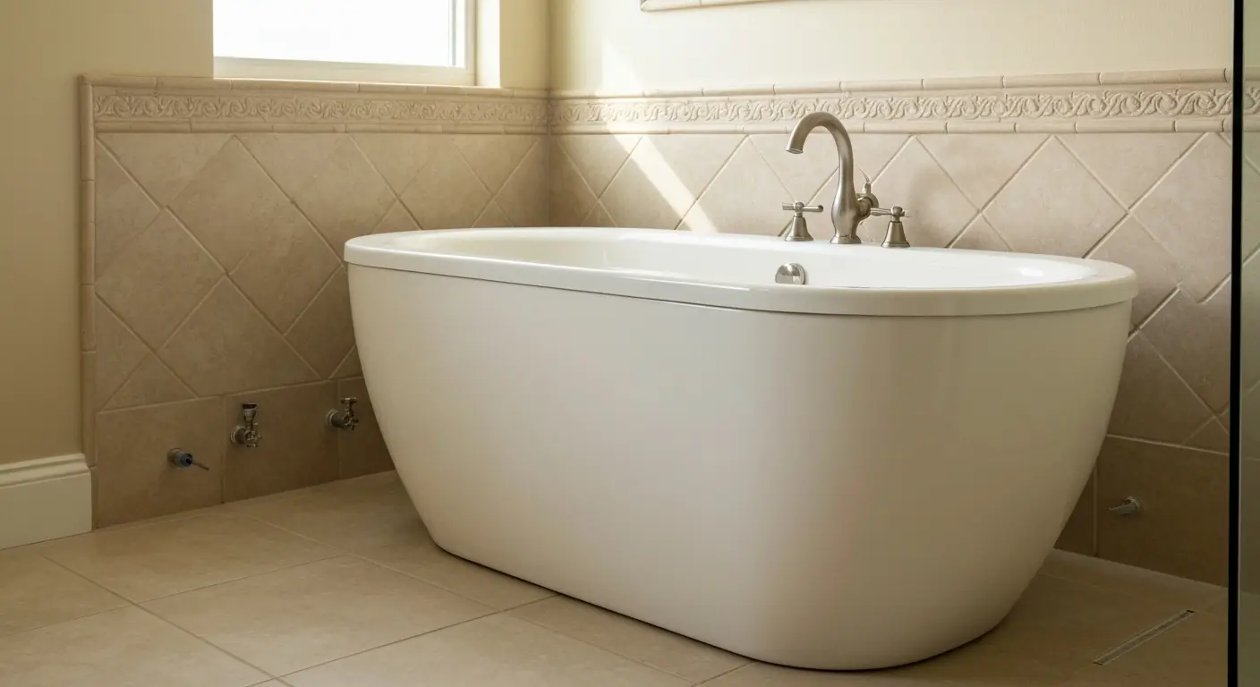 Soaking tub installation