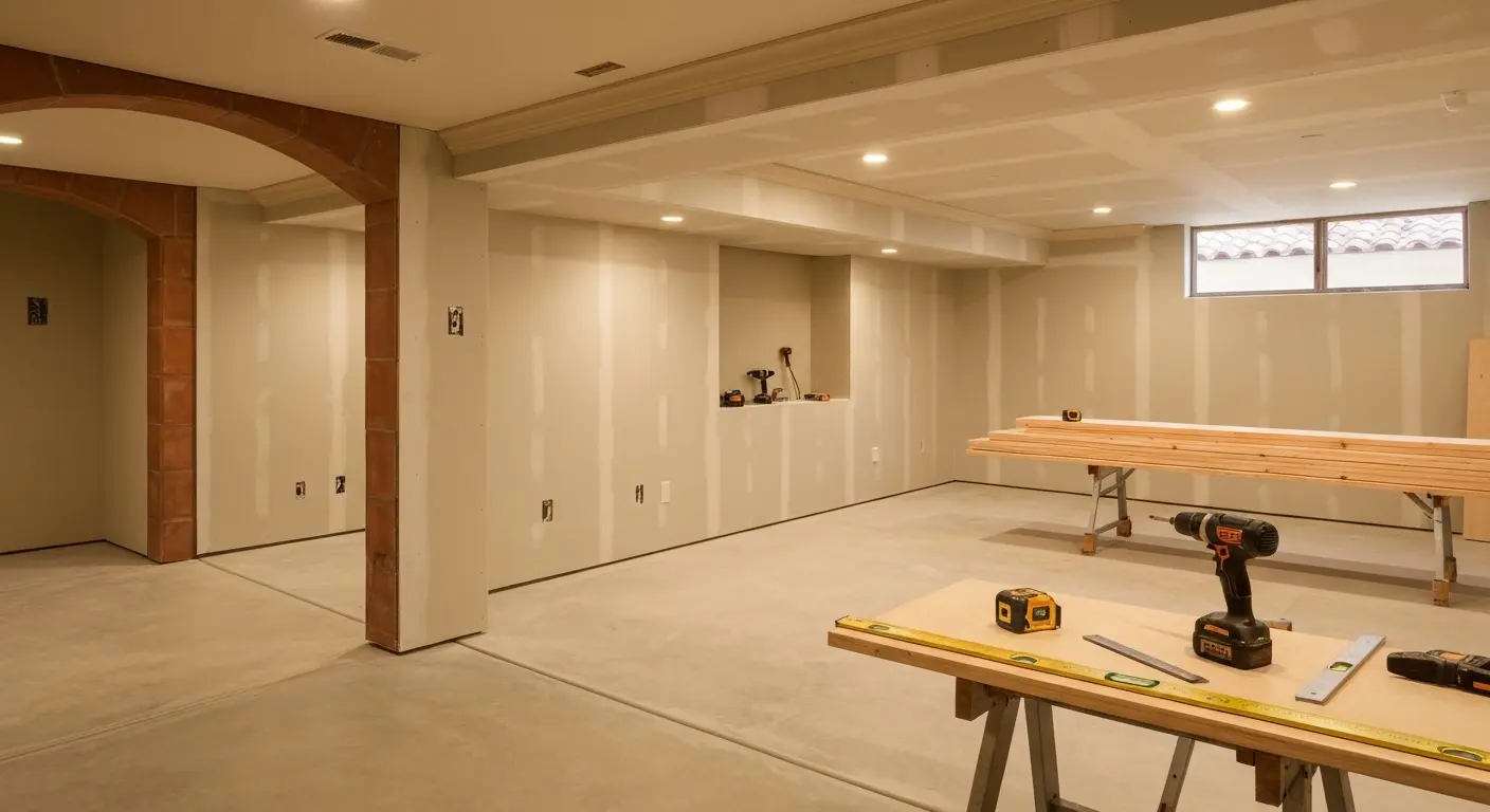 Basement finishing