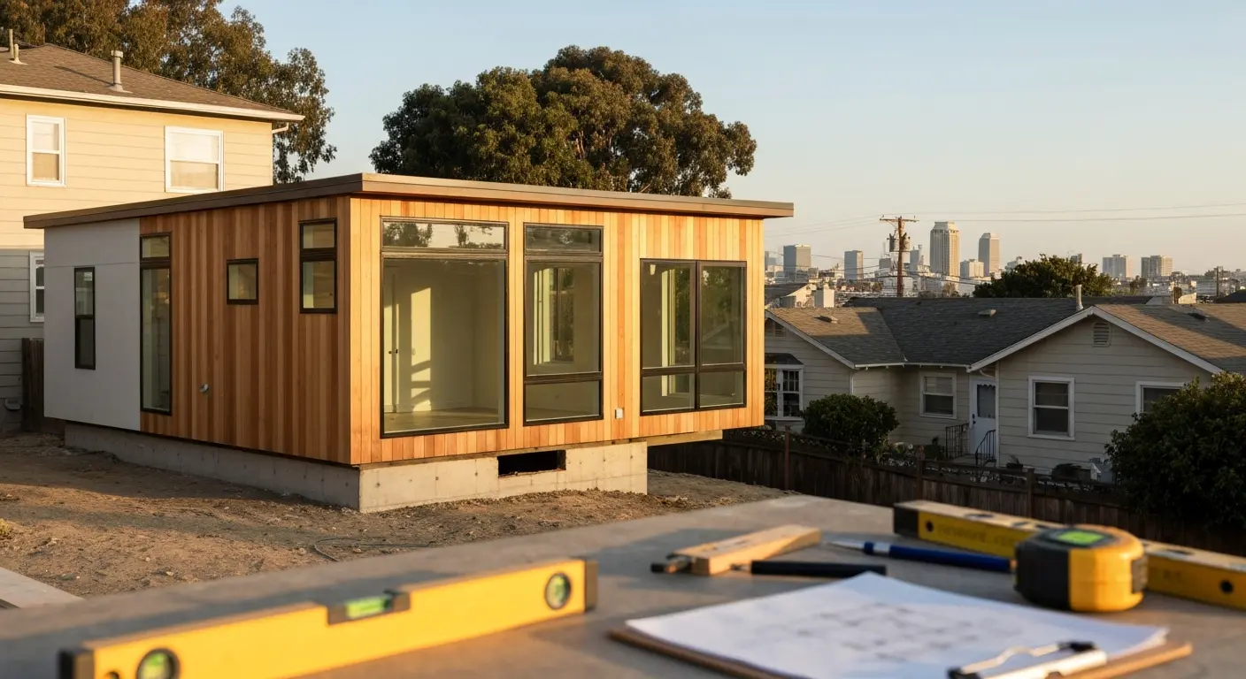 ADU construction project