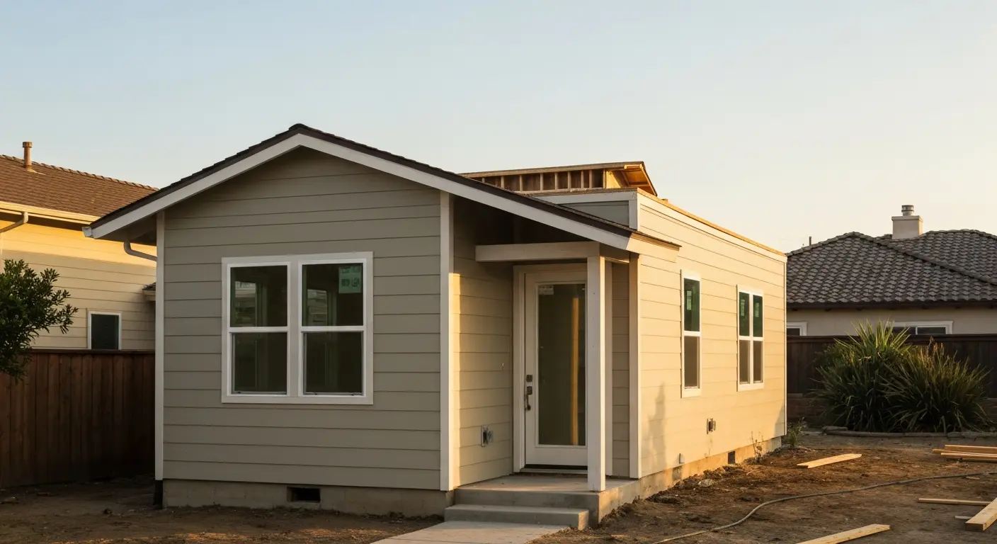 ADU construction project