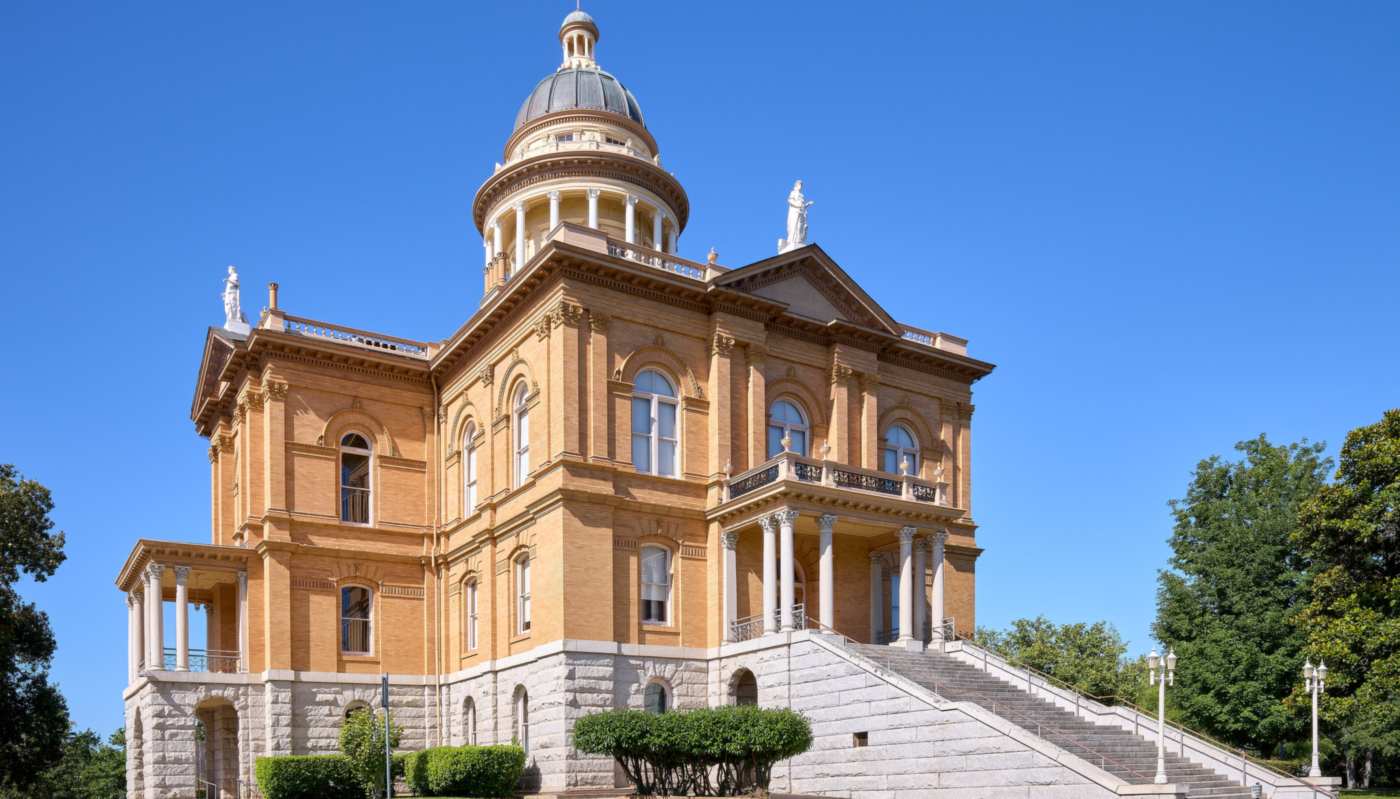 The domed Placer County Courthouse in Auburn