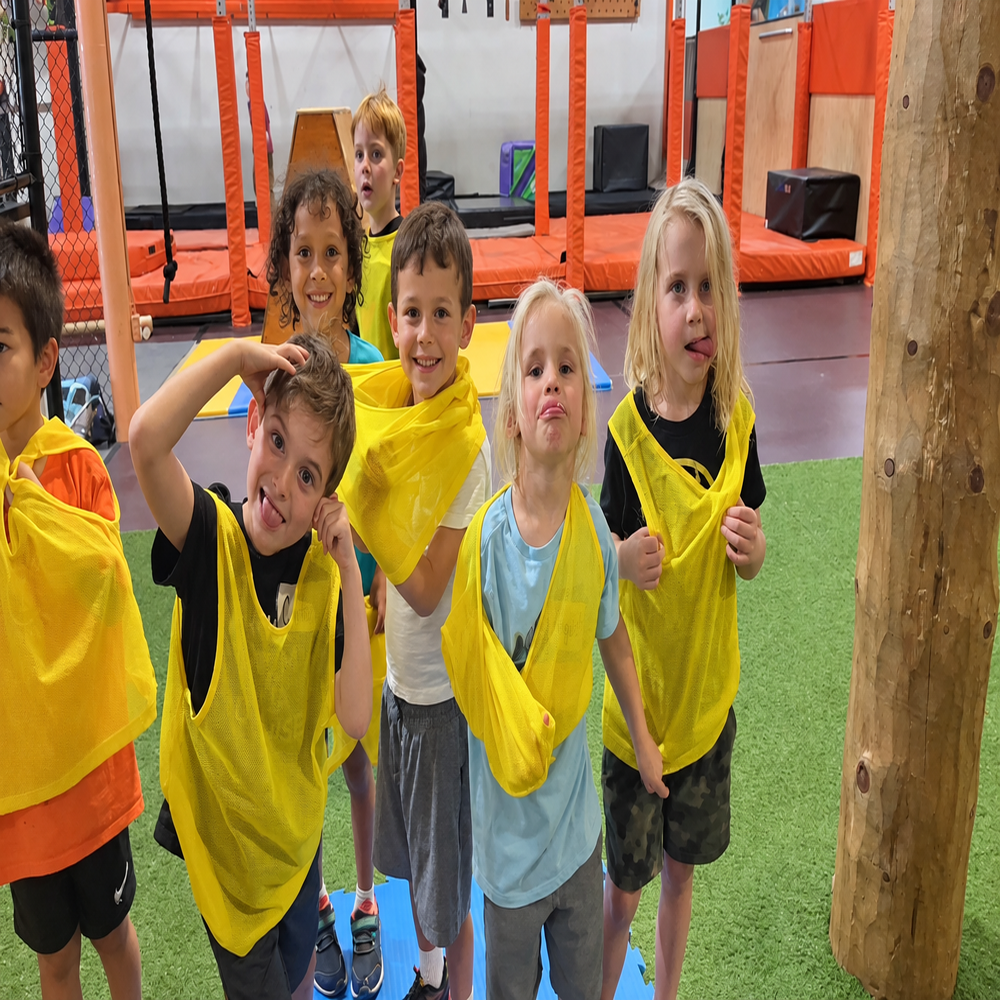 Children enjoying winter camp activities