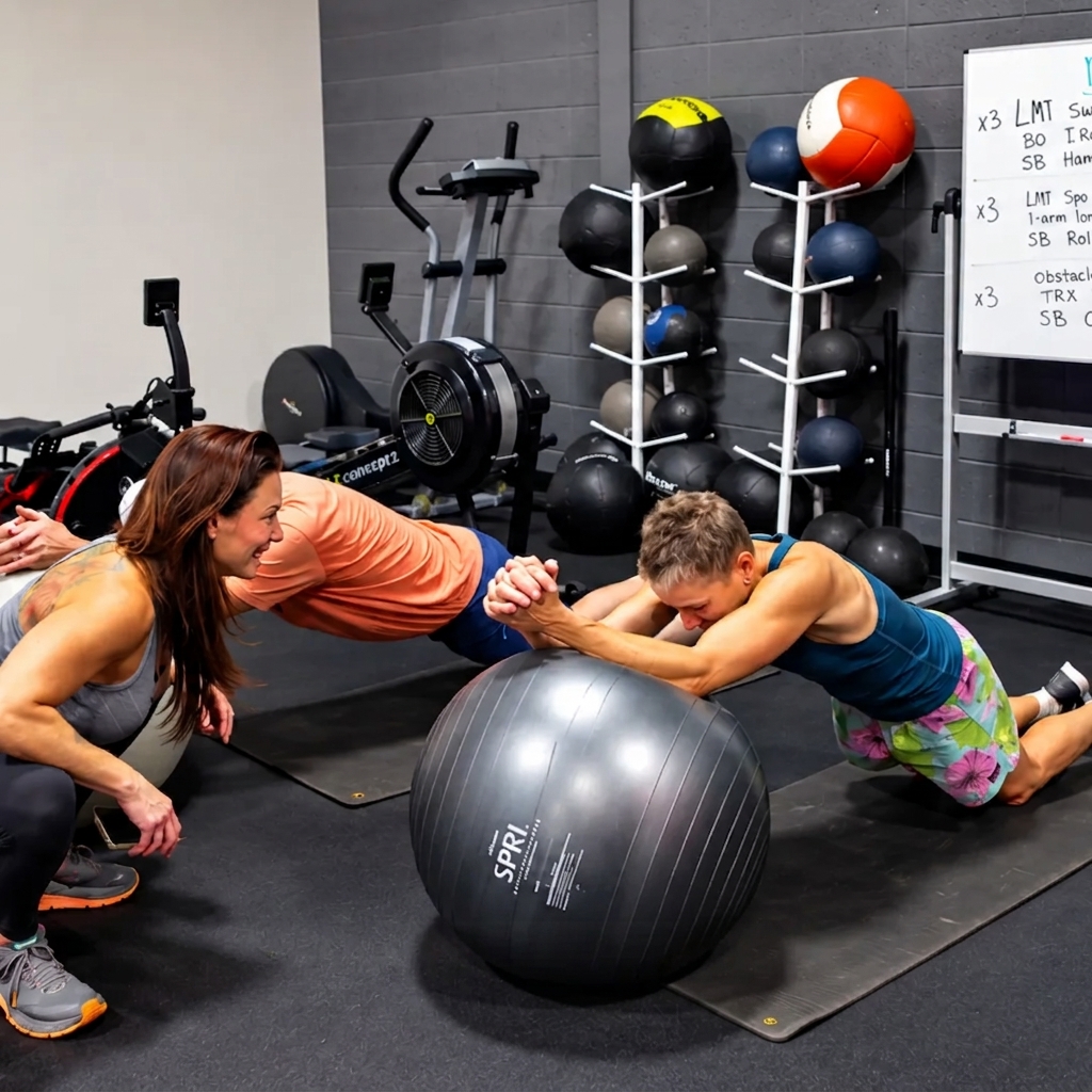 Group exercise class