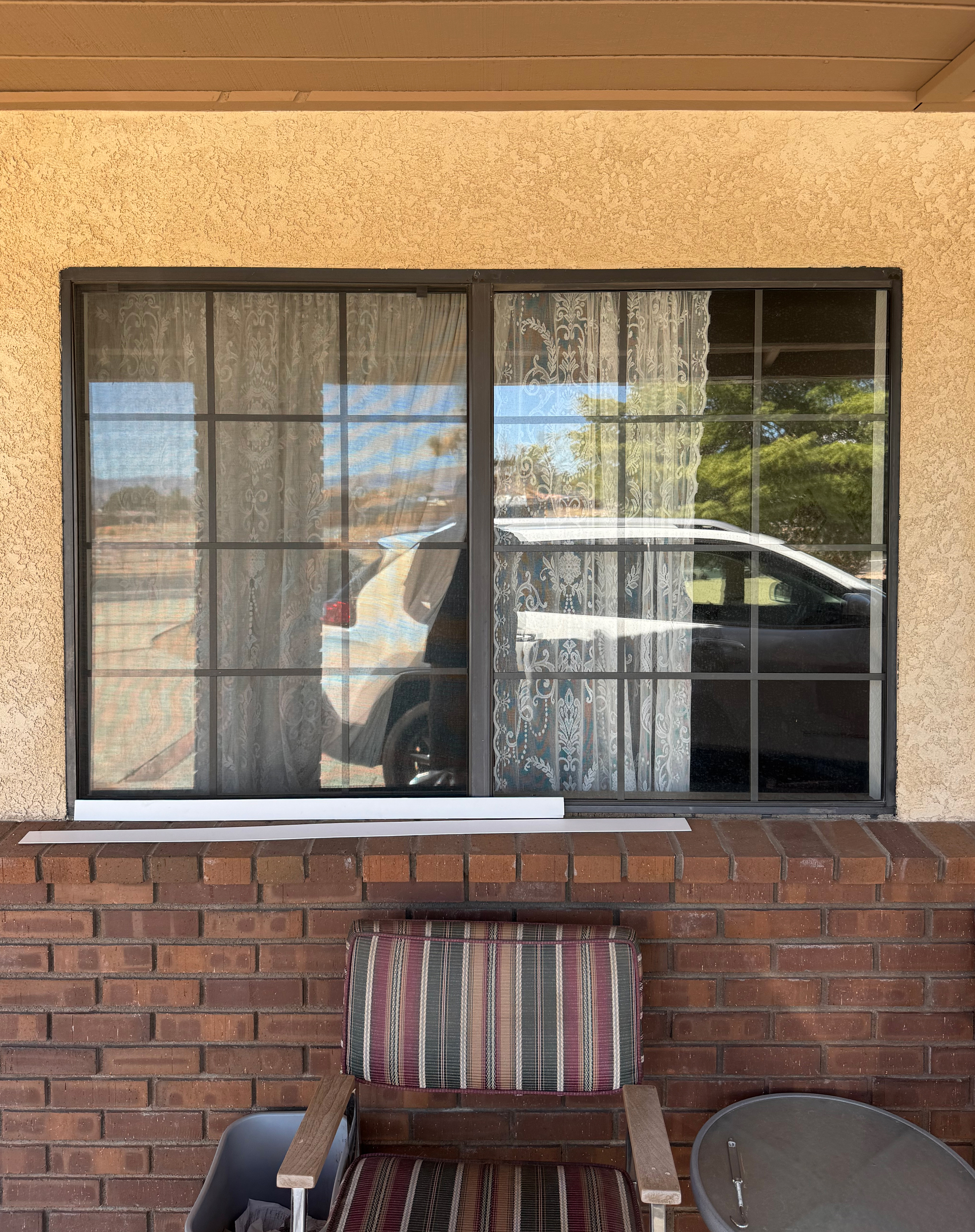 Ingram · Front porch, before